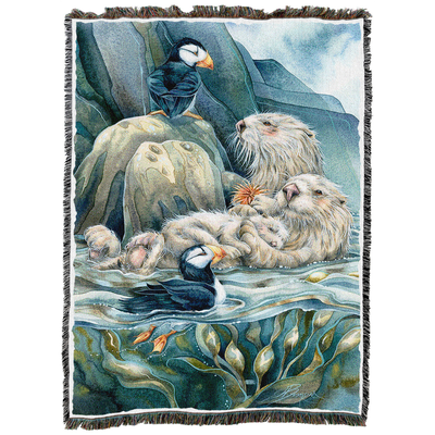 Blanket- Puffin With Love for Each other