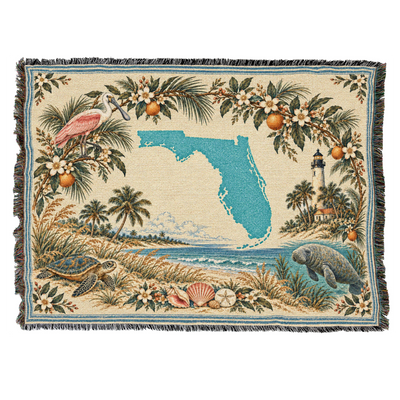 Blanket -Vintage Florida