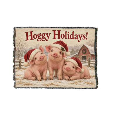 Blanket -Hoggy Holidays